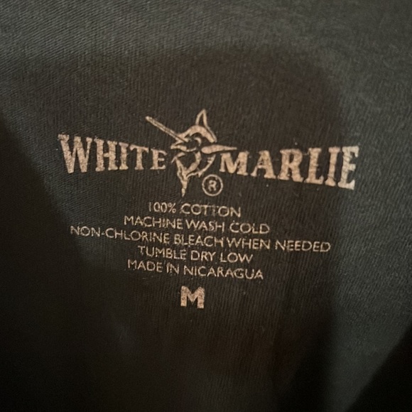 White Marlie Mens LS Skull & Hooks Tee Color Blue Size Medium - Picture 2 of 5